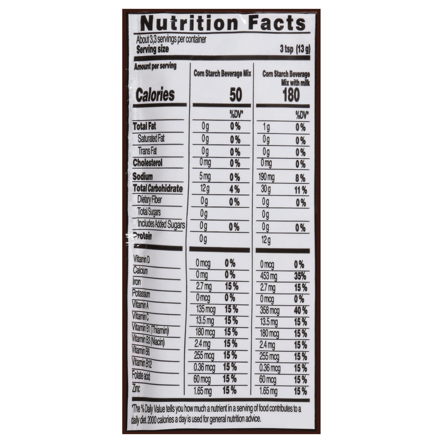 Klass Atole Tradicional Chocolate Drink Mix 1.52 oz