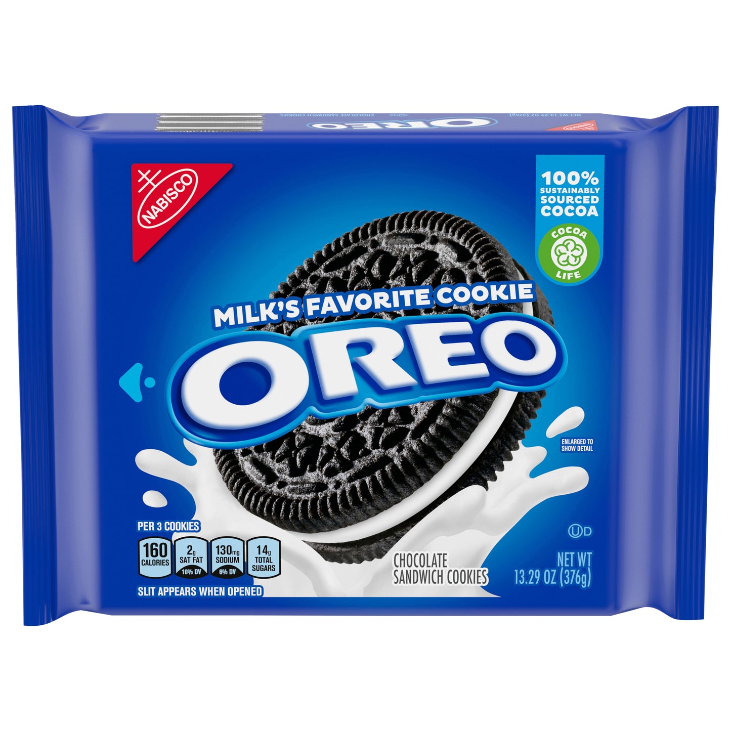 Galletas sándwich de chocolate OREO, 377 g
