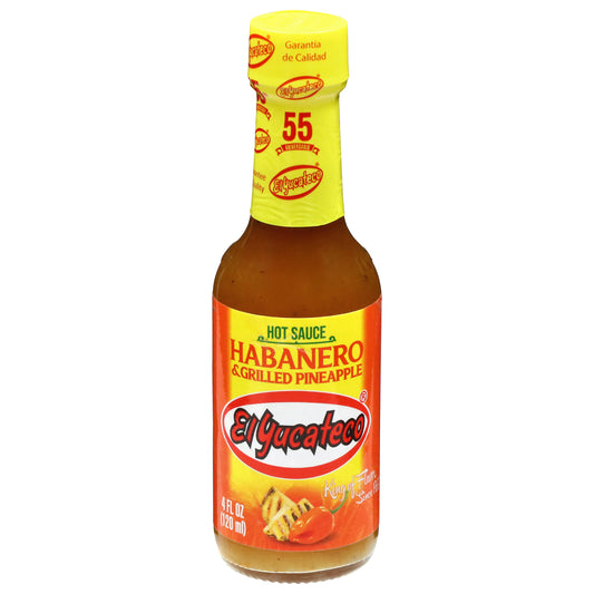 El Yucateco Habanero & Grilled Pineapple Hot Sauce 4 fl oz