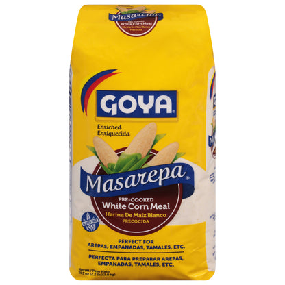 Harina de maíz blanco precocida Goya Masarepa 35.3 oz