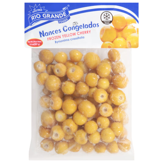 Cerezas amarillas congeladas Rio Grande Foods de 14 onzas