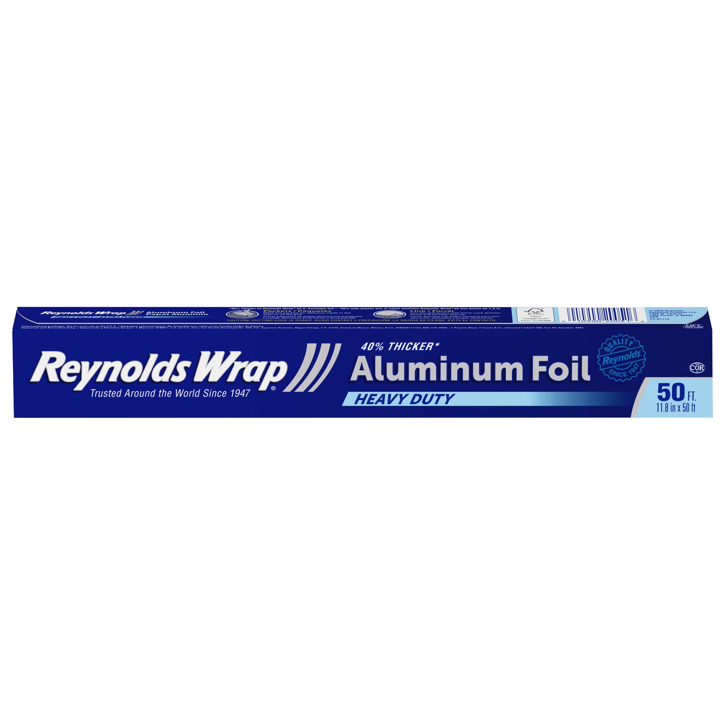 Papel de aluminio Reynolds Wrap de 50 pies, resistente (1 unidad)