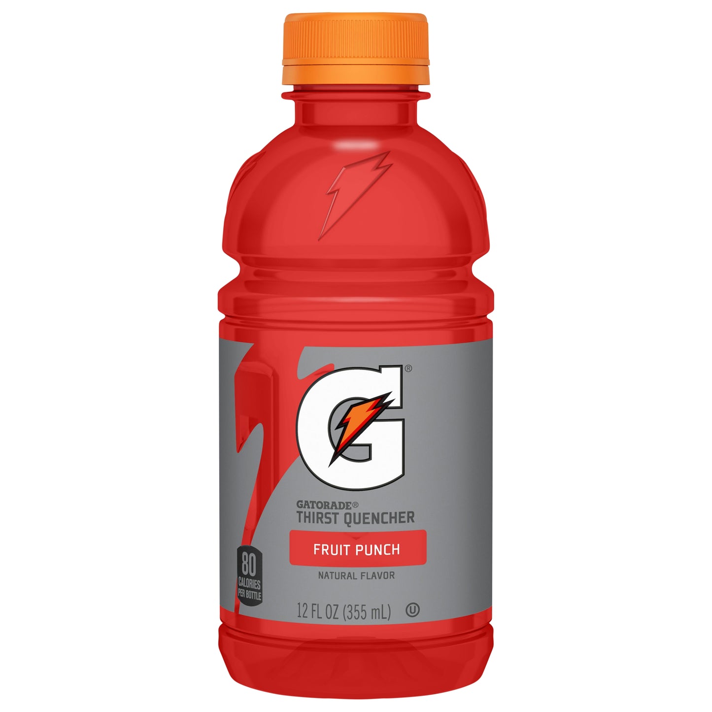 Gatorade Thirst Quencher Fruit Punch Natural Flavor 12 Fl Oz