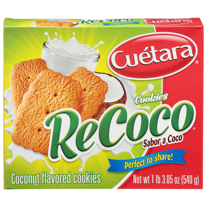 Cuetara Recoco Coconut Flavored Cookies 19.05 oz