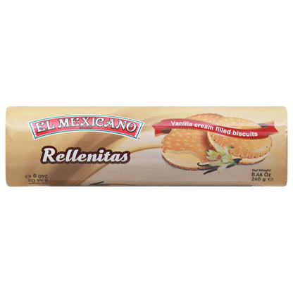 El Mexicano Rellenitas de Crema de Vainilla 8.46 oz