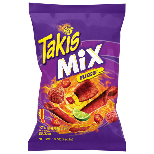 Mezcla de snacks Takis Extreme Fuego de 184 g (6.5 oz)