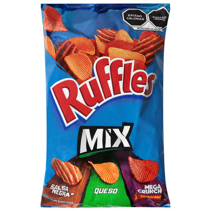 Ruffles Salsa Negra/Queso/Mega Crunch Mix 170 g