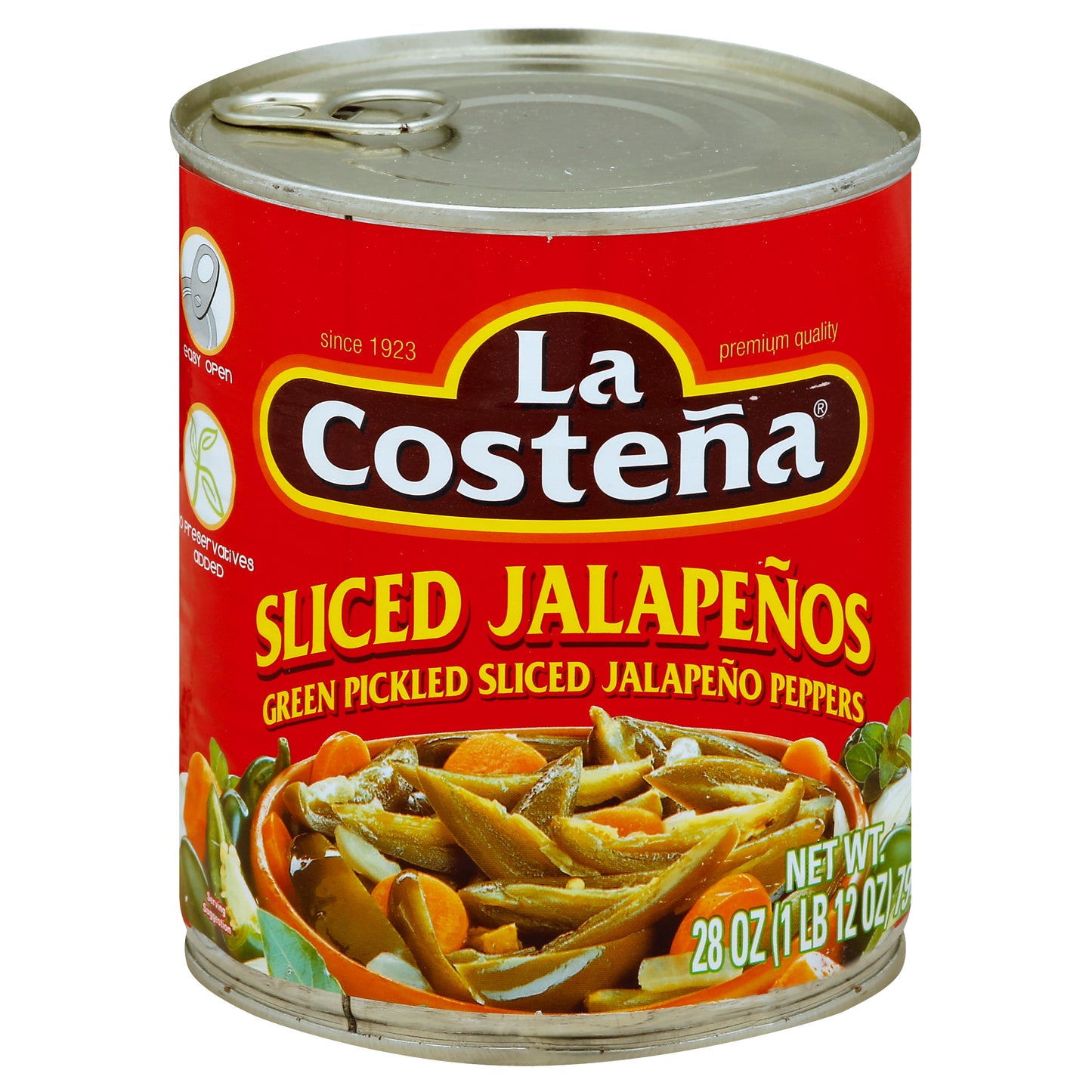 Jalapeños La Costeña 28 oz