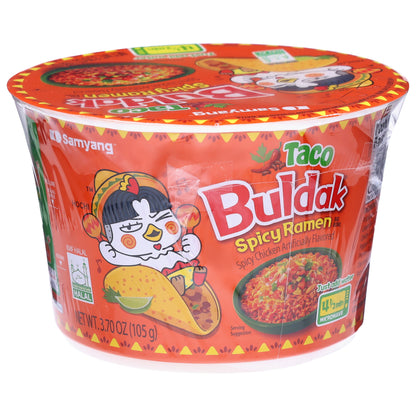 Samyang Buldak Taco Spicy Chicken Ramen 3.70 oz
