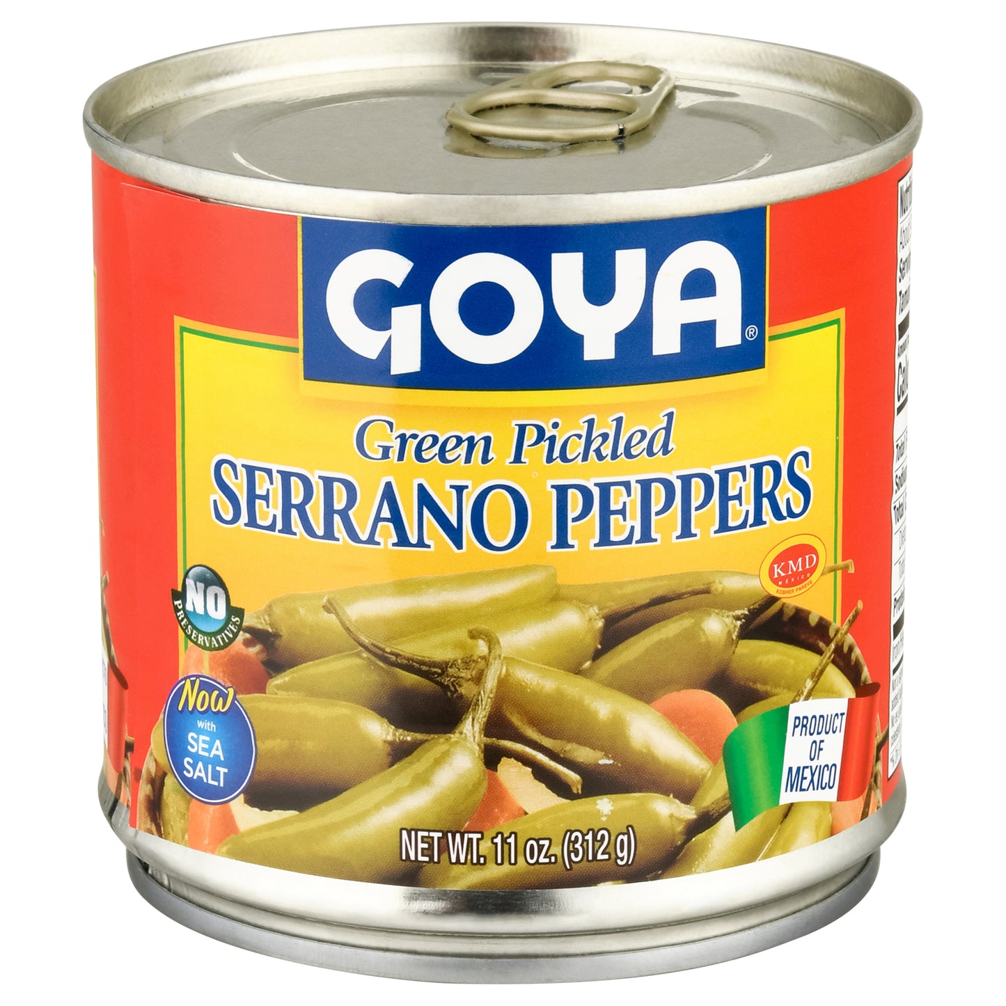 Goya Green Pickled Serrano Peppers 11 oz