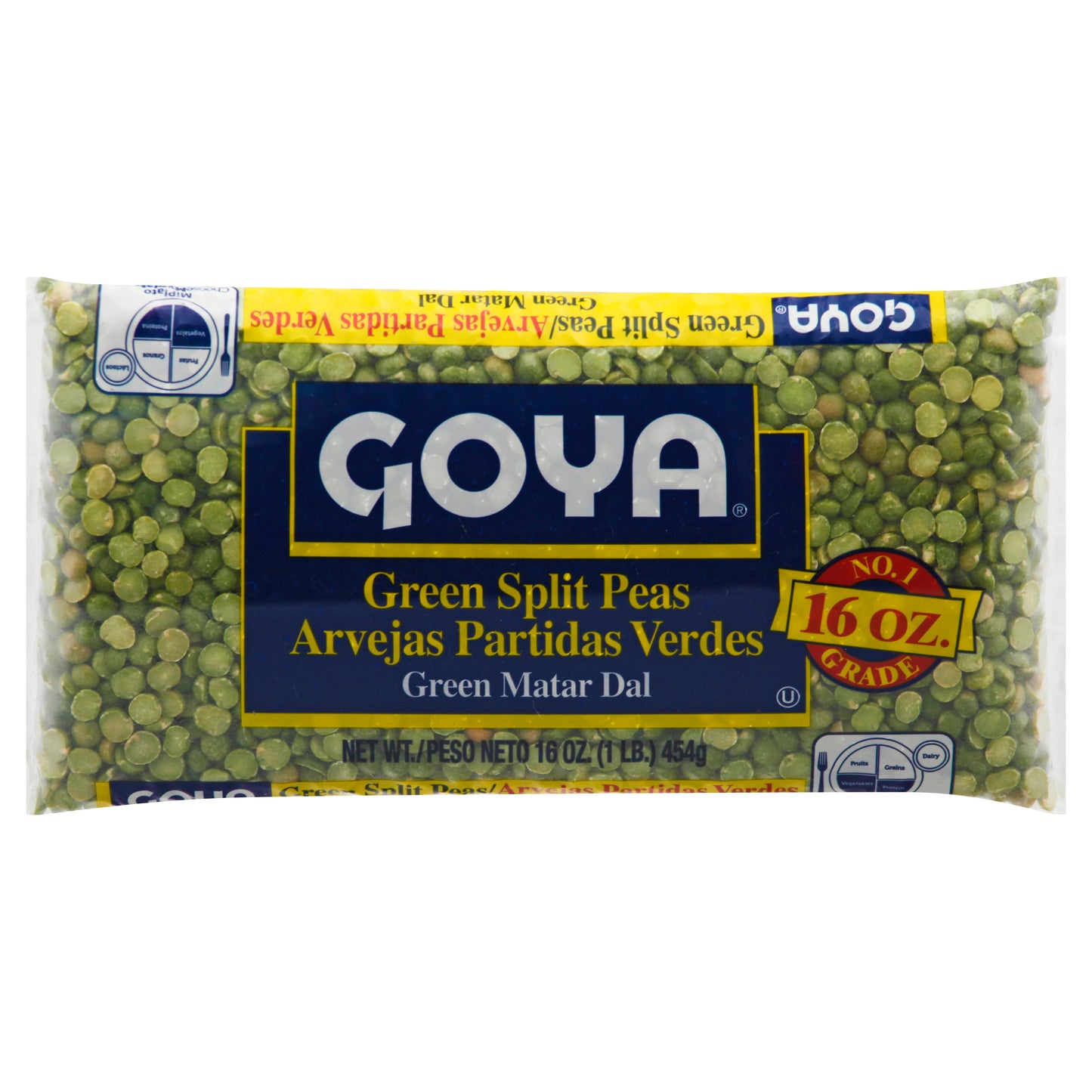 Guisantes verdes partidos Goya de 454 g