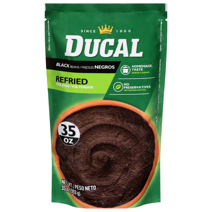 Ducal Refried Black Beans 35 oz