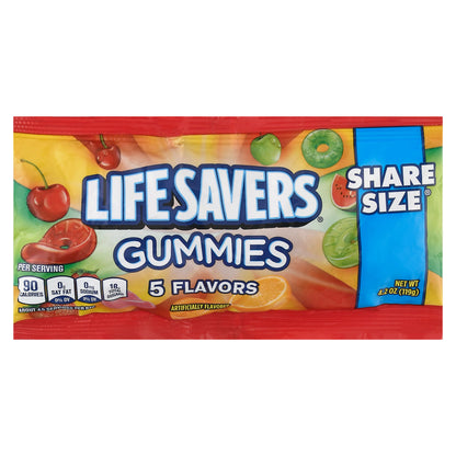 Life Savers Share Size 5 Flavors Gummies 4.2 oz