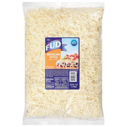 FUD Mexican Style Melting Cheese 5 lb