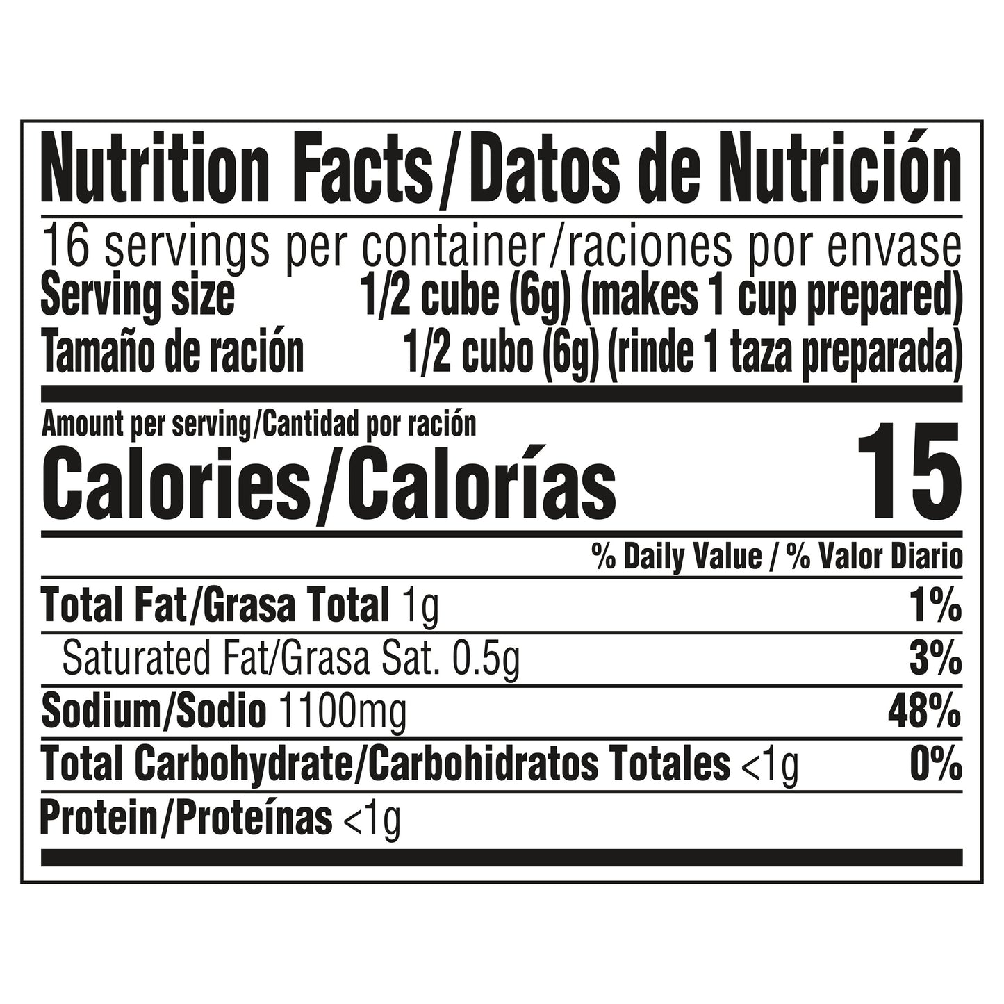 Knorr 8 Ct 3.1 oz, Caldo de Res en Cubos de Caldo Sabor a Carne