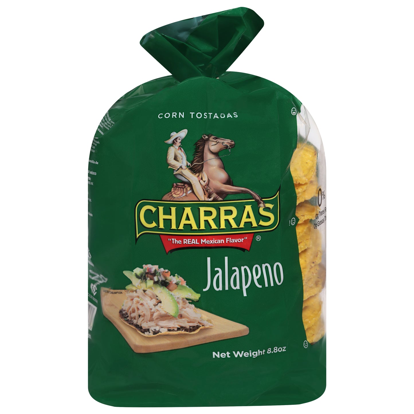 Charras Jalapeno Corn Tostadas 8.8 oz