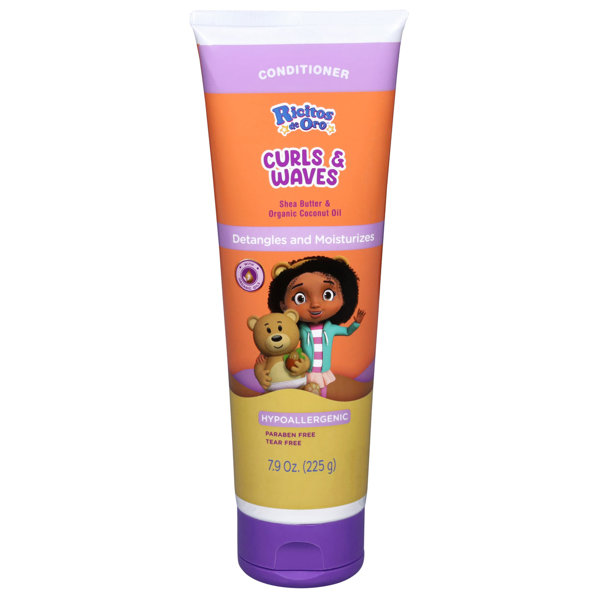 Ricitos de Oro Curls & Waves Shea Butter & Organic Coconut Oil Conditioner 7.9 oz