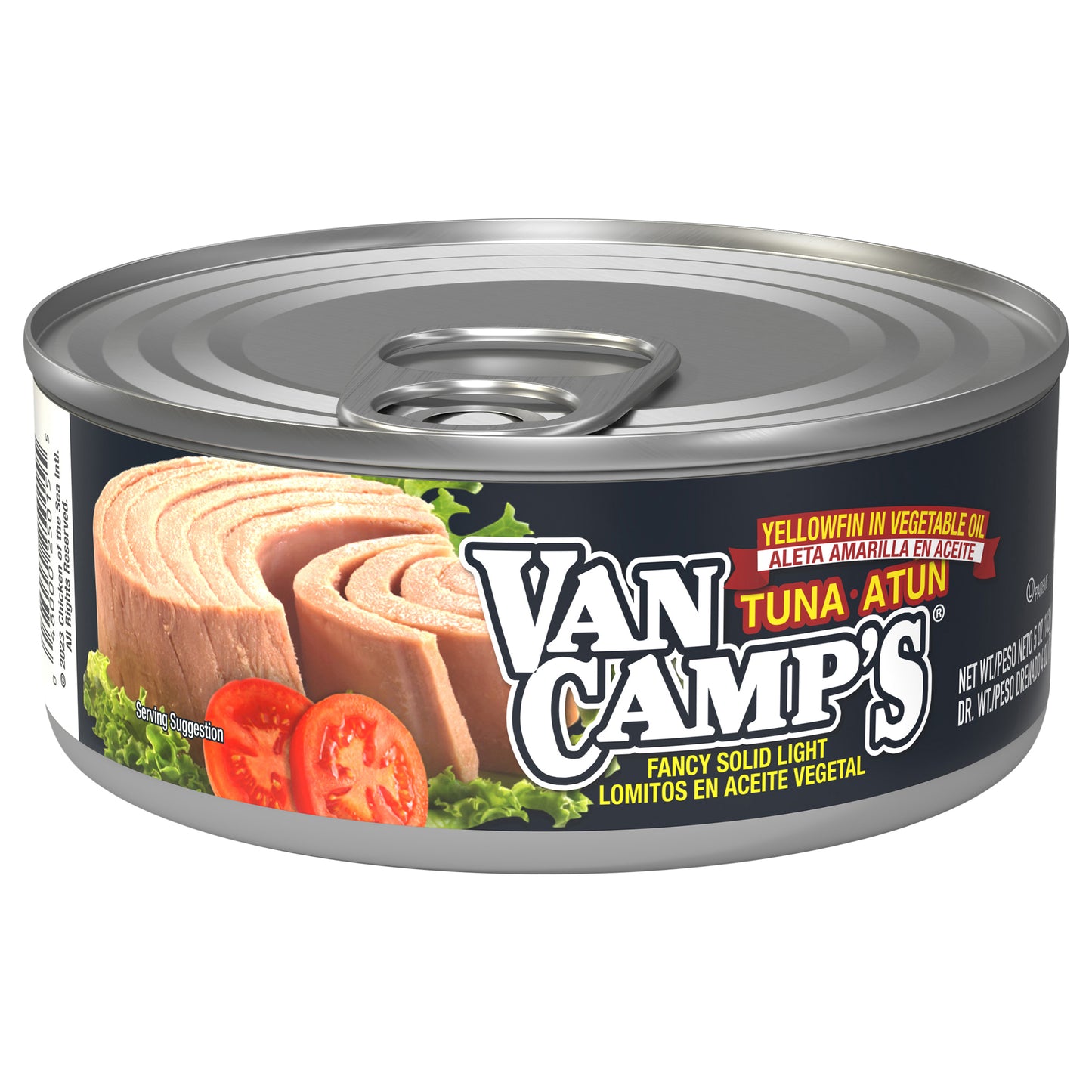 Van Camp's Seafood Solid Light Yellowfin Tuna in Oil 5 oz