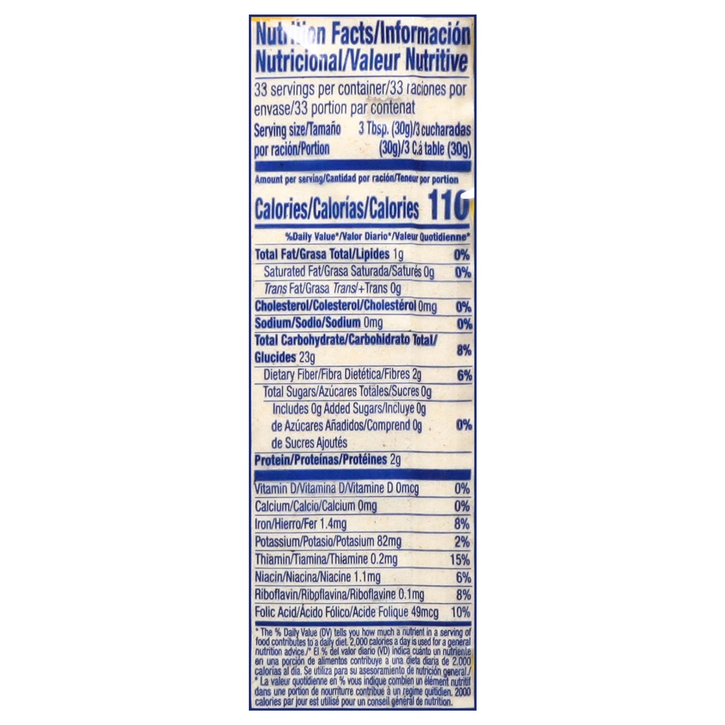 Harina de maíz blanco precocida PAN 35.27 oz