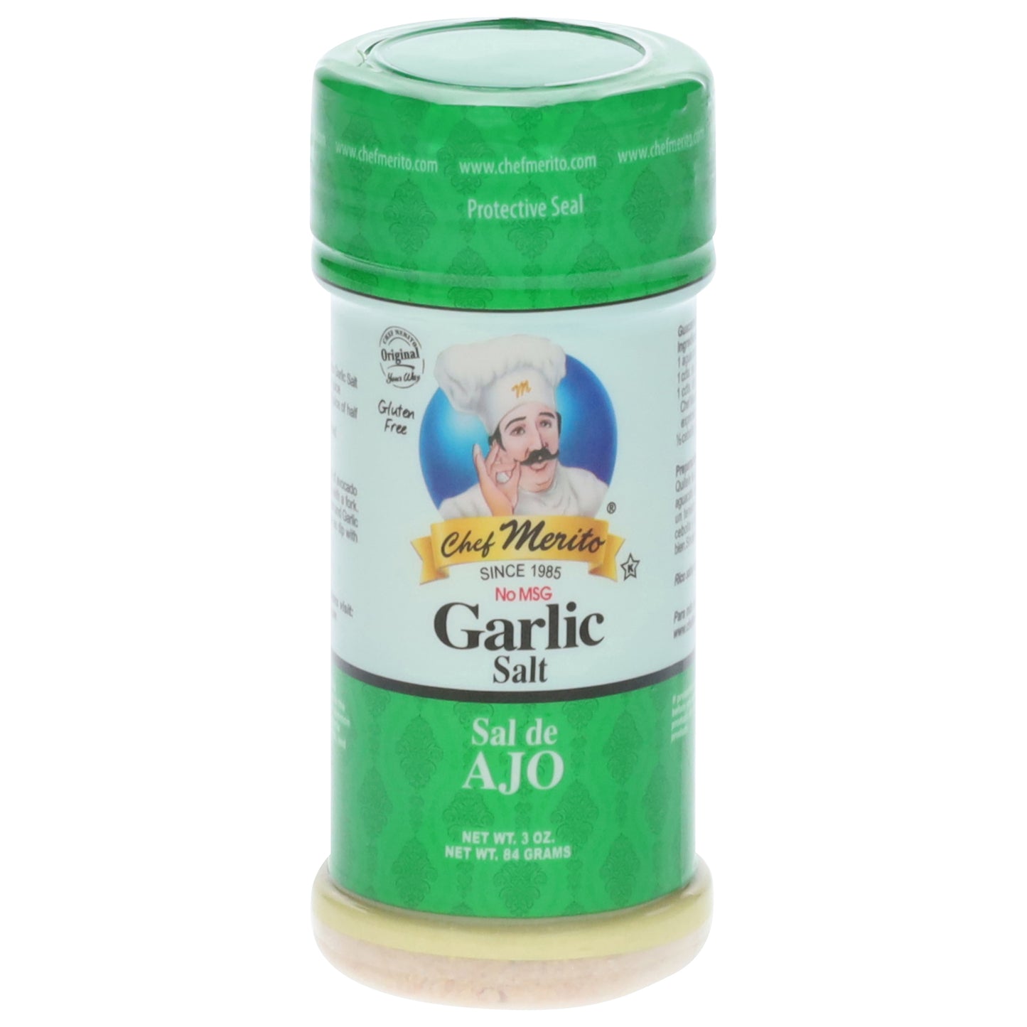 Chef Merito Garlic Salt 3 oz