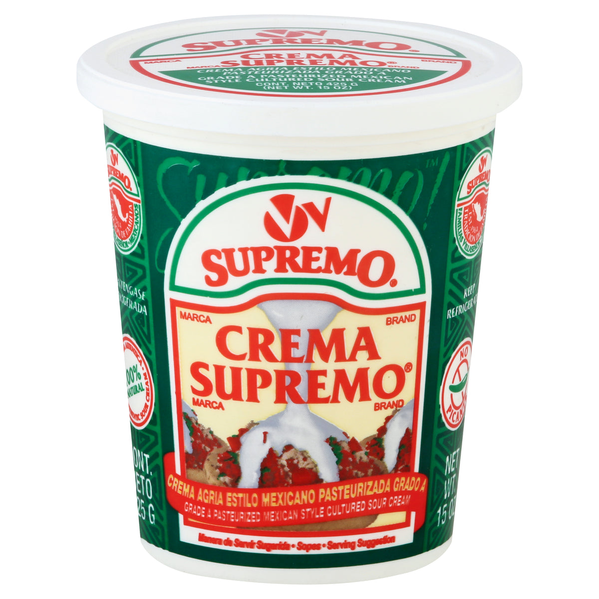 Supremo Sour Cream 15 oz