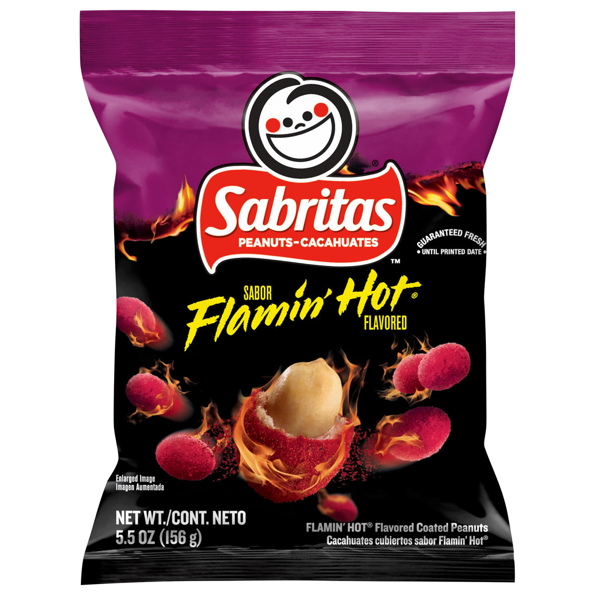 Sabritas Coated Peanuts Flamin' Hot Flavored 5.5 Oz