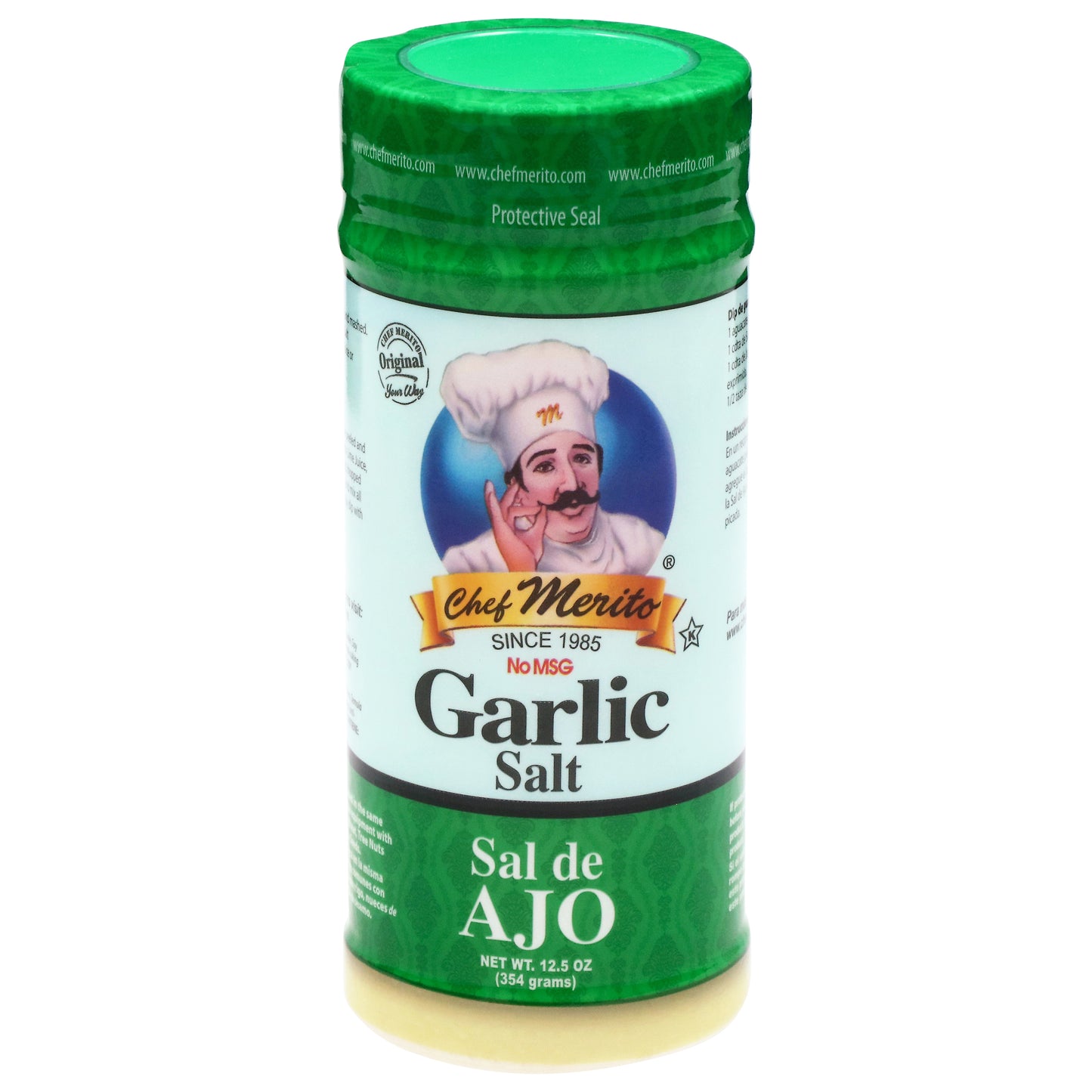 Chef Merito Garlic Salt 12.5 oz