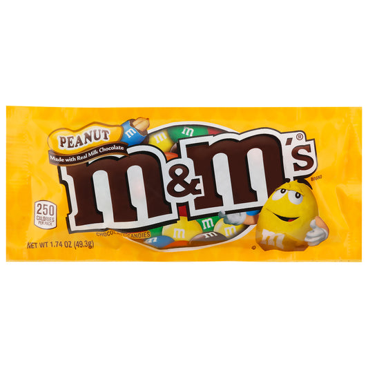Paquete de 1.74 oz de caramelos de chocolate con cacahuete M&amp;M's