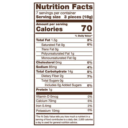 Sanissimo Oven Baked Chia and Flaxseed Corn Crackers 7 - 0.63 oz Packs