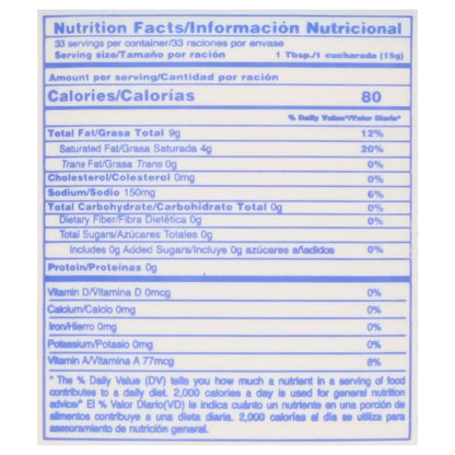 Margarina Mavesa con 60% de aceite vegetal, 500 g