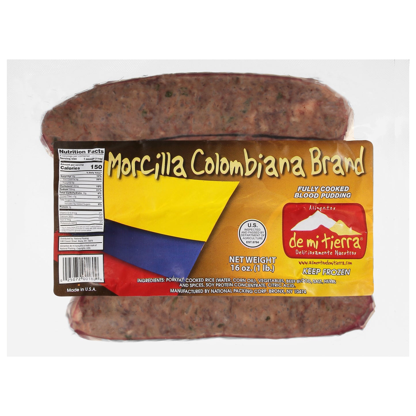 Alimentos De Mi Tierra Blood Pudding 16 oz