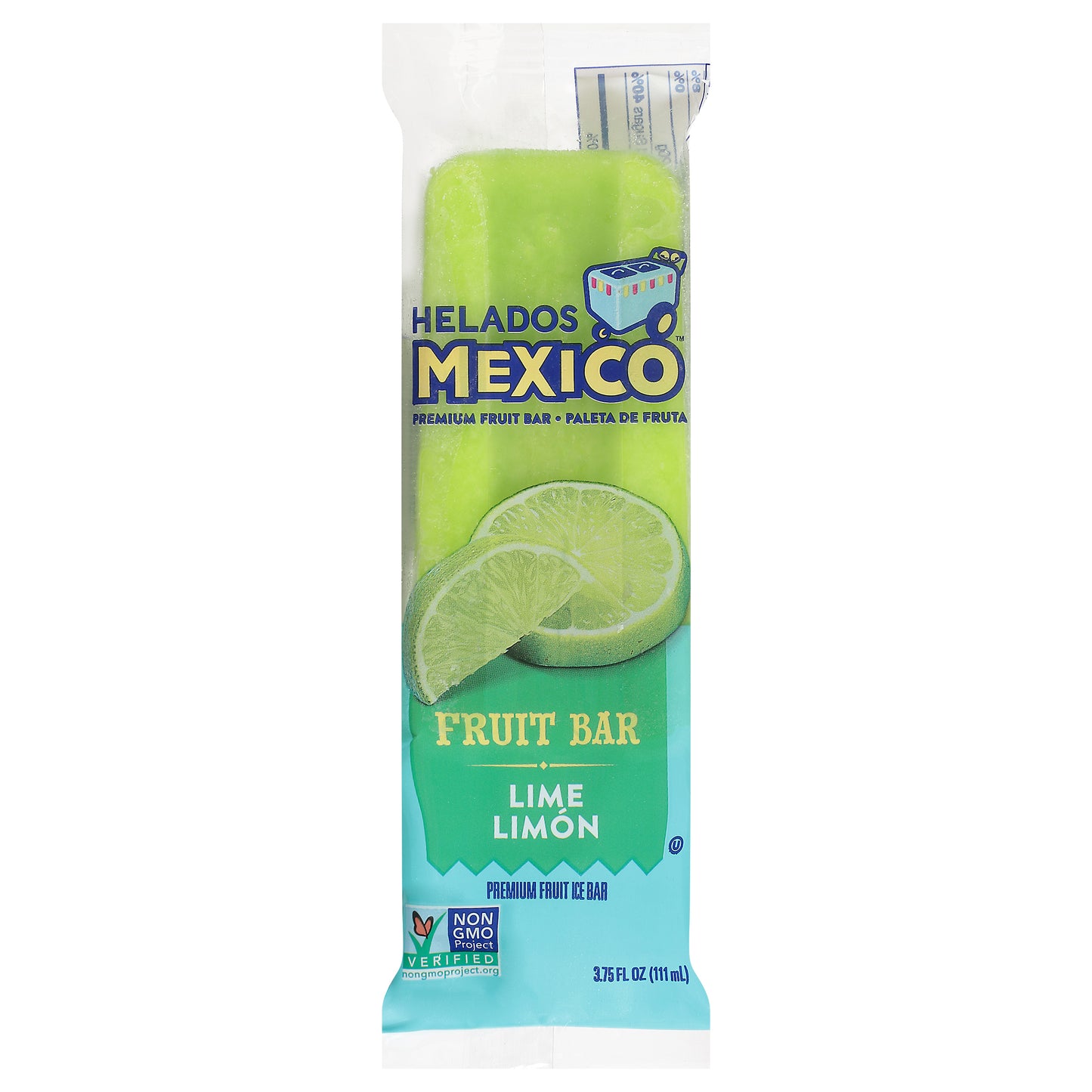 Helados Mexico Premium Barra de hielo de fruta y lima 3.75 fl oz