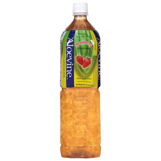 Aloevine Refreshing Strawberry Aloe Vera Drink 50.7 fl oz