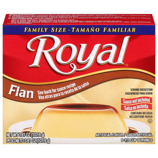 Flan Royal tamaño familiar de 3.81 onzas