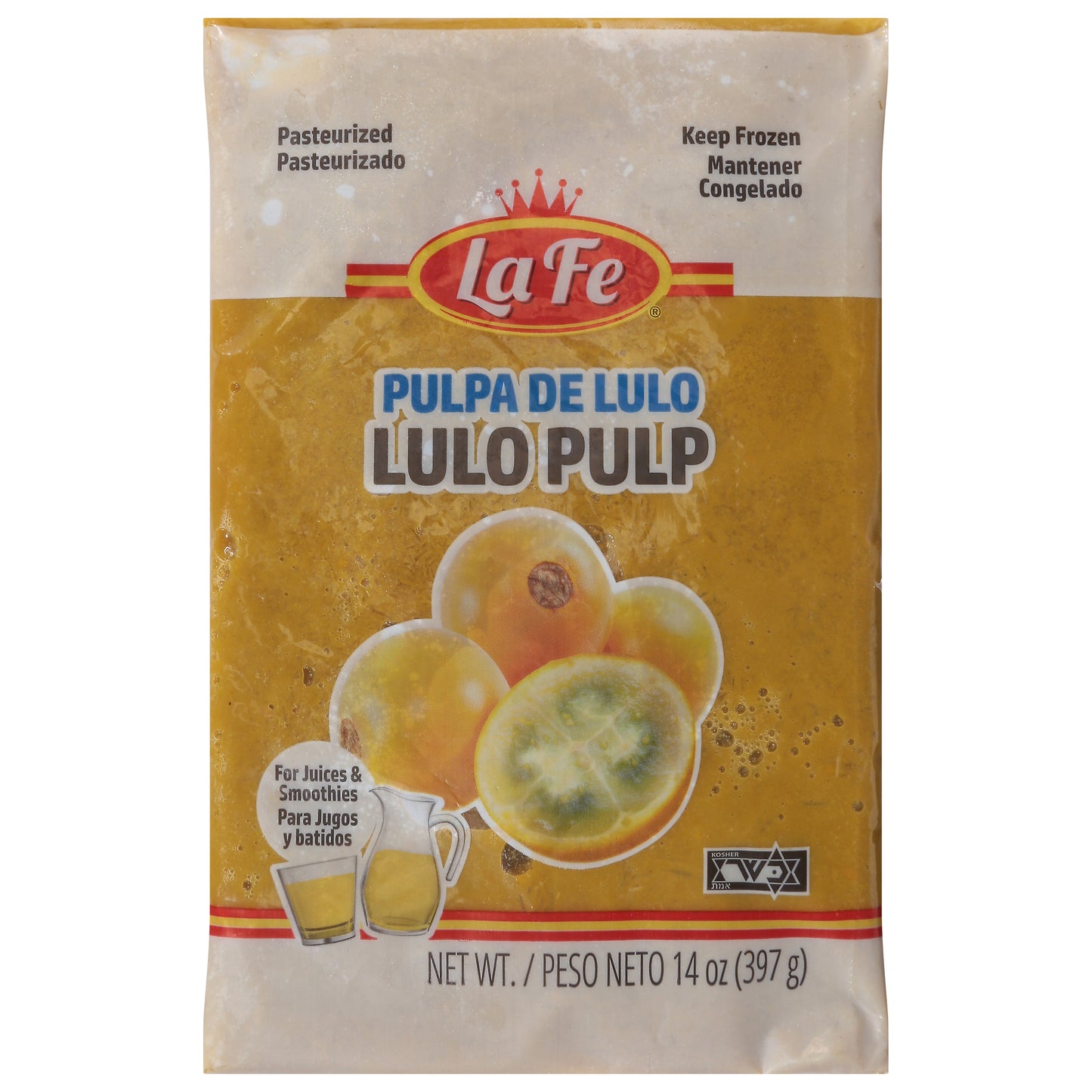 Pulpa La Fe Lulo de 14 onzas