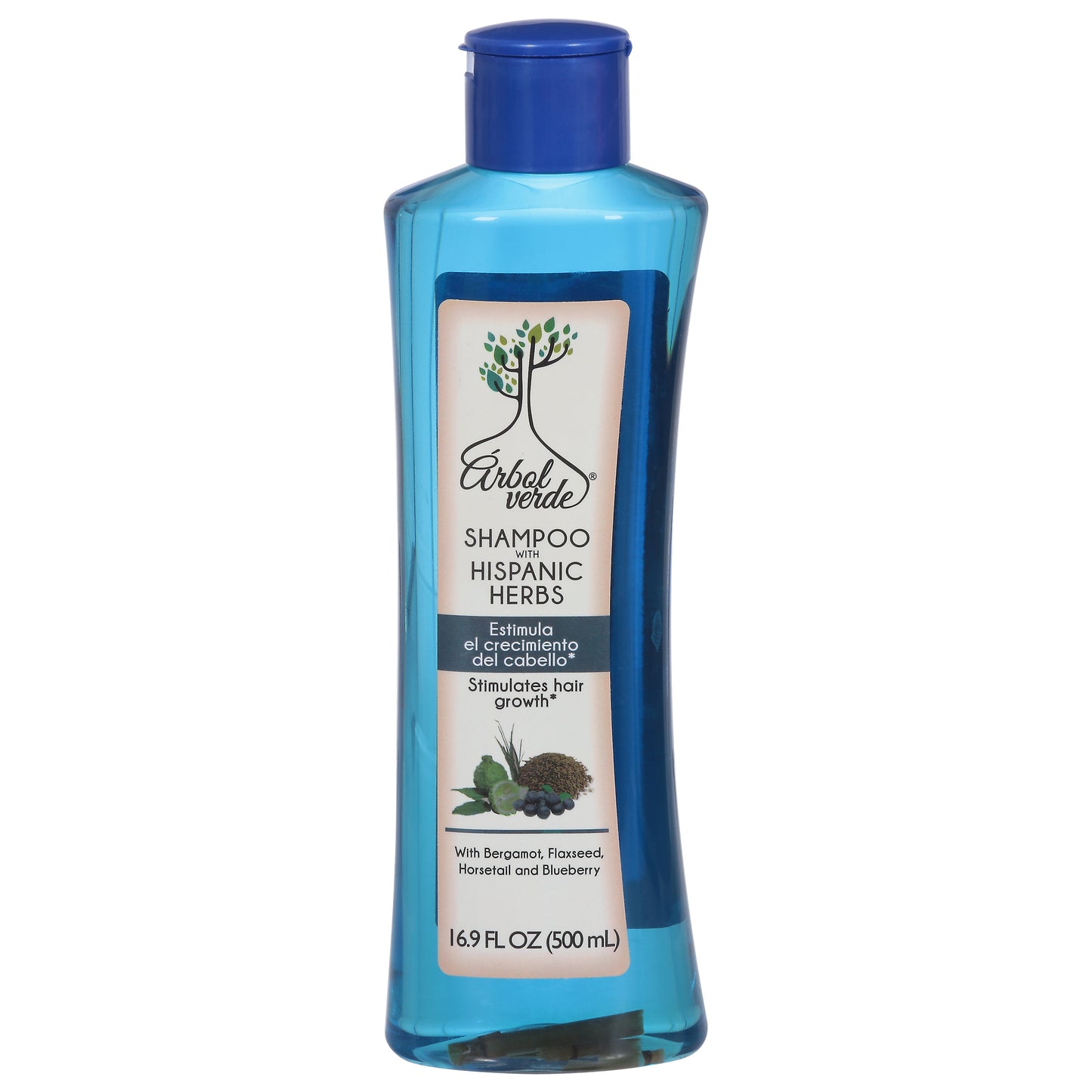 Arbol Verde Shampoo with Hispanic Herbs Stimulates Hair Growth 16.9 fl oz