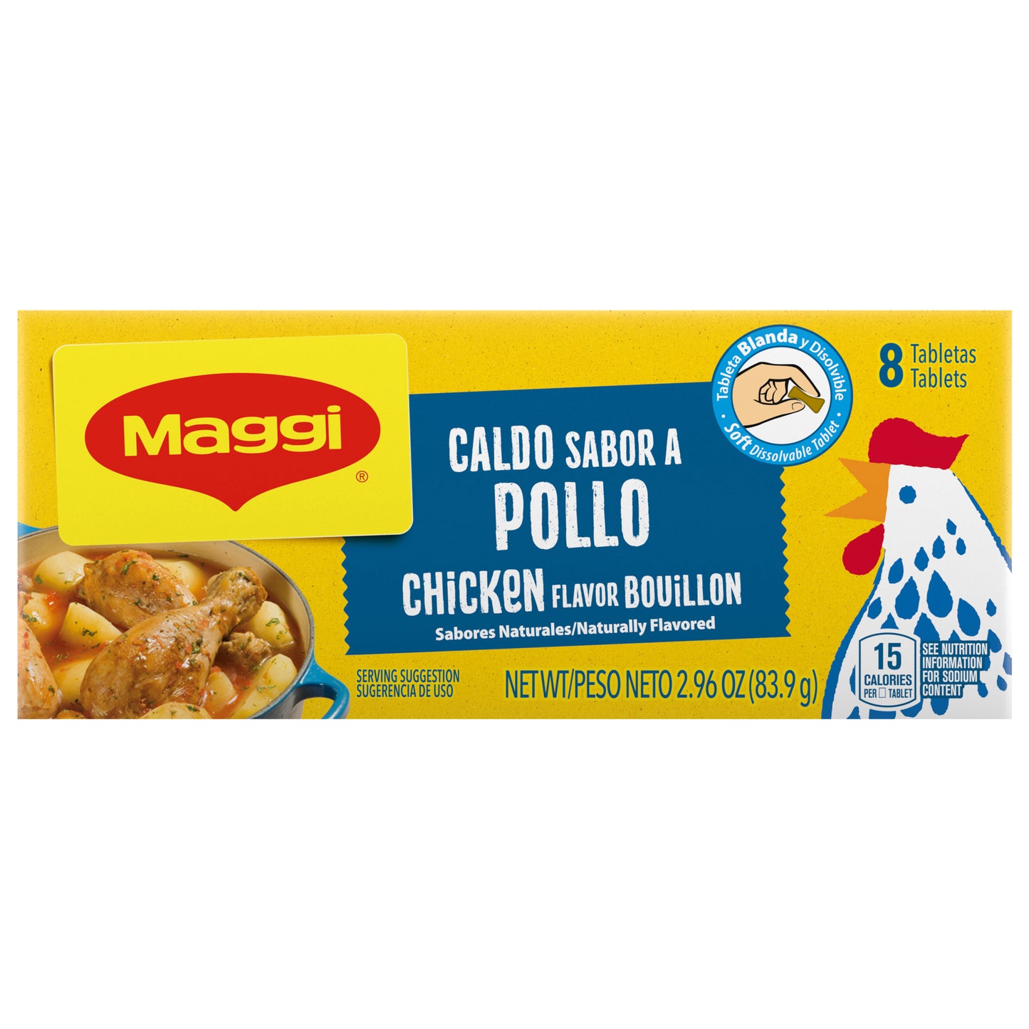 Maggi Chicken Flavor Bouillon Tablets, 2.43 Oz