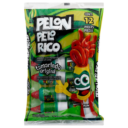 Pelon Pelo Rico Original Tamarindo 12 ea