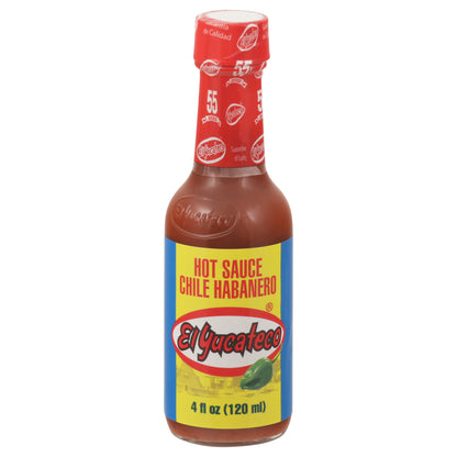 Salsa picante El Yucateco Chile Habanero 4 fl oz - ROJO