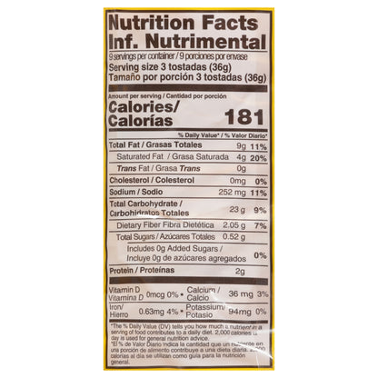 Charras Original Flavor Corn Tostadas 11.46 oz