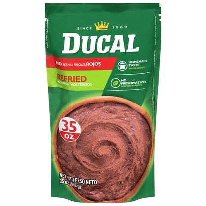Ducal Refried Red Beans 35 oz