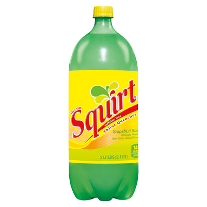 Bebida refrescante Squirt sabor pomelo sin cafeína, 2 litros