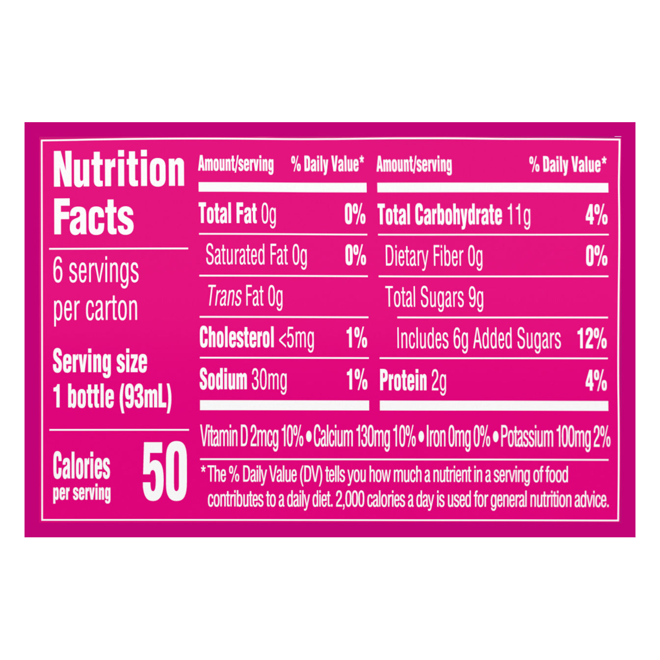 Danimals Smoothie Bebida Láctea de Frutos Rojos Mixtos Multi-Pack, 6 Unidades, Botellas de Smoothie de 3.1 OZ