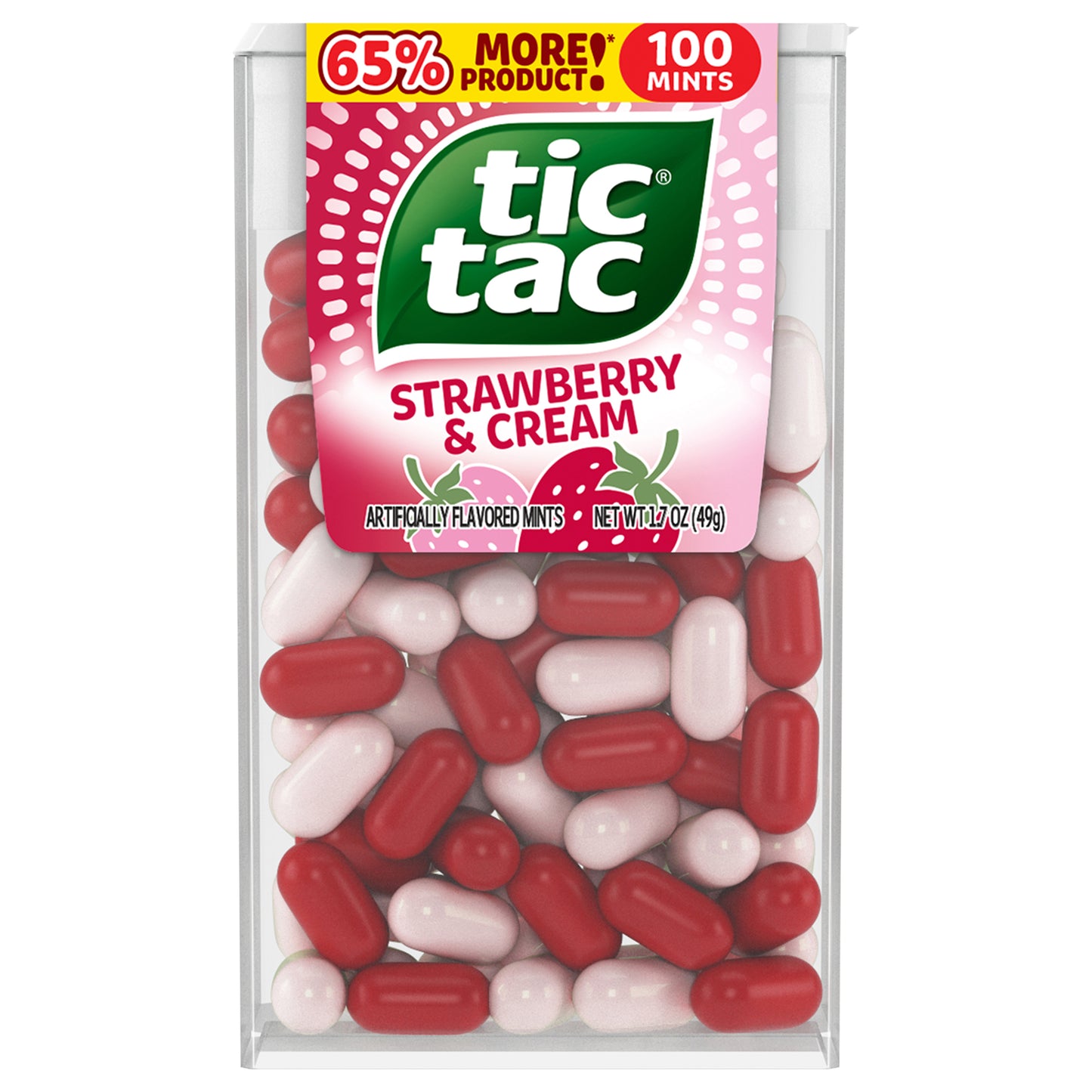 Tic Tac Strawberry & Cream Mints 100 ea