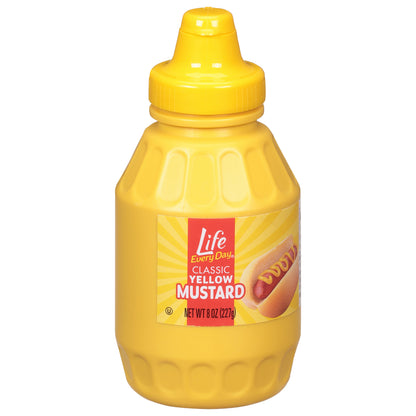 Mostaza amarilla clásica Life Every Day de 227 g