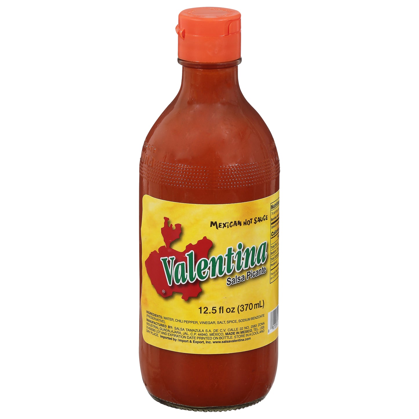Salsa picante mexicana Valentina de 12.5 onzas líquidas