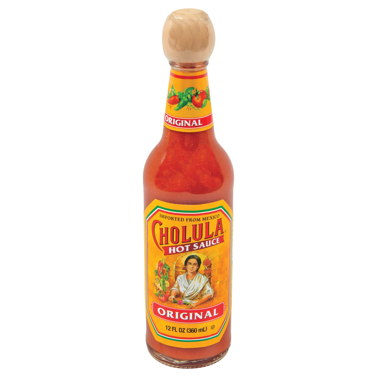 Salsa picante Cholula Original, 355 ml