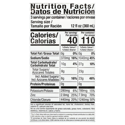 Solución electrolítica oral Suero Oral sabor natural limón-lima 33.8 fl oz