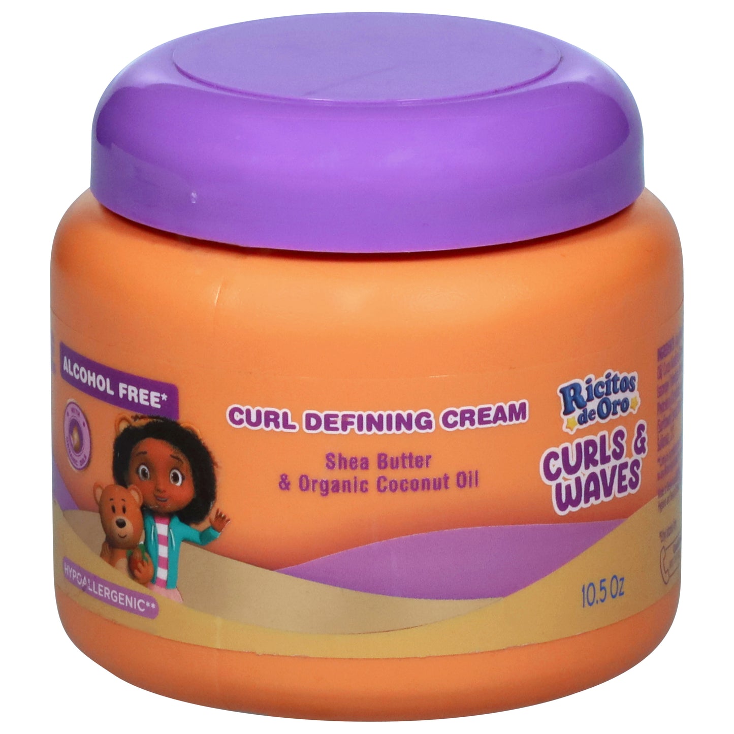 Ricitos de Oro Curls &amp; Waves Crema Definidora de Rizos con Manteca de Karité y Aceite de Coco Orgánico 298 ml