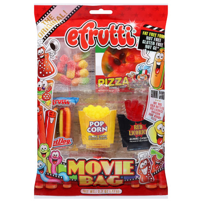 Efrutti Movie Bag Gummi Candy 2.7 oz